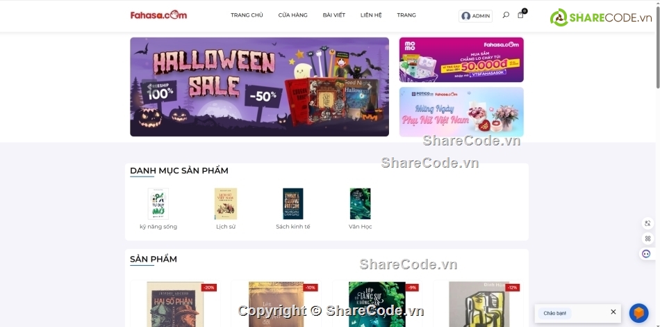 bán sách,website bán hàng,book,MVC PHP bán sách online,PHP bán sách online,bán